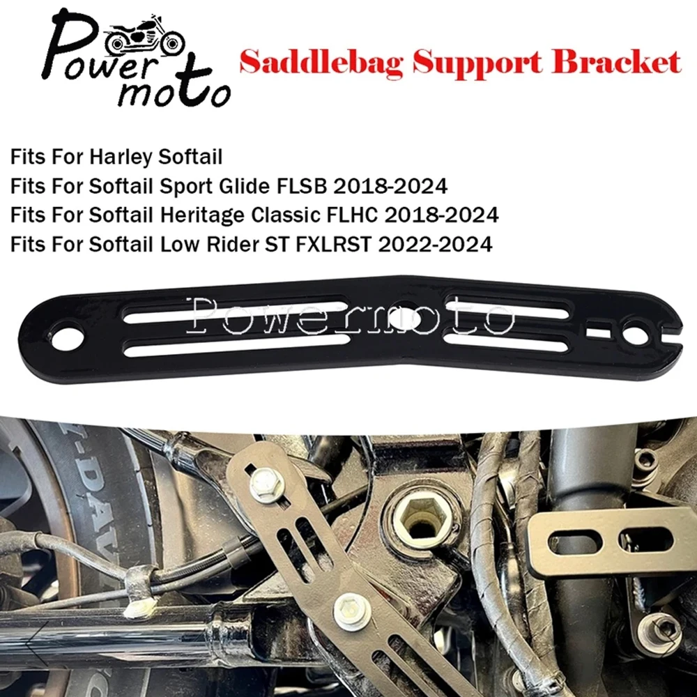 

Right Saddle Bag Refit Holder Saddlebag Support Brackets For Softail Sport Glide FLSB Heritage Classic FLHC Low Rider ST 18-2024