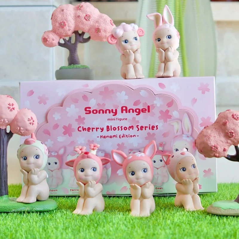 

Genuine Sonny Angel Cherry Blossom Series Blind Box Toy Hanami Edition Collectible Mini Figure Desktop Decor Graduation Gift Toy