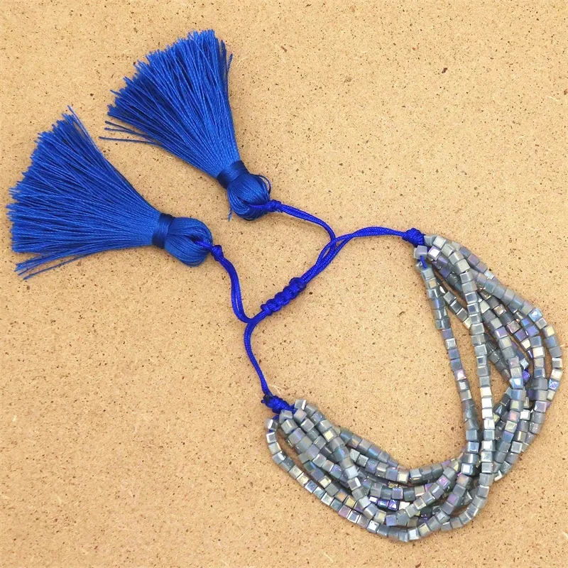 ALIYA Fashion Colorful Crystal Beaded Bracelets For Women Temperament Handwork Bracelets & Bangles Charms Jewelry Girl Gifts