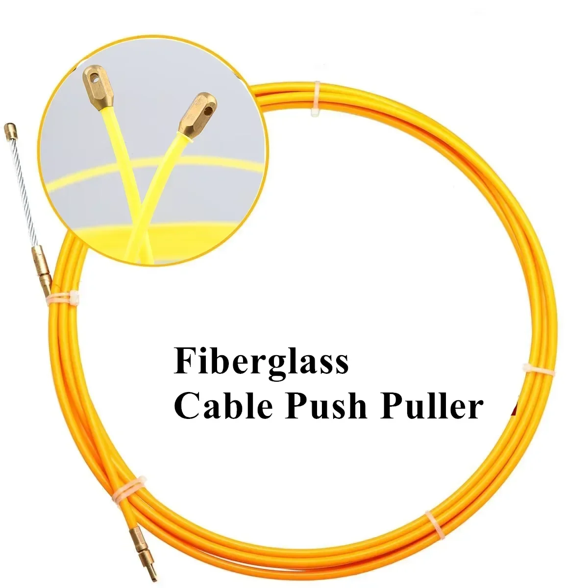 4mm Glass Fiber Electrical Wire Threading Wall Leader Puller 25 Meter for Telecom Electrical Wall Floor Conduit Installation