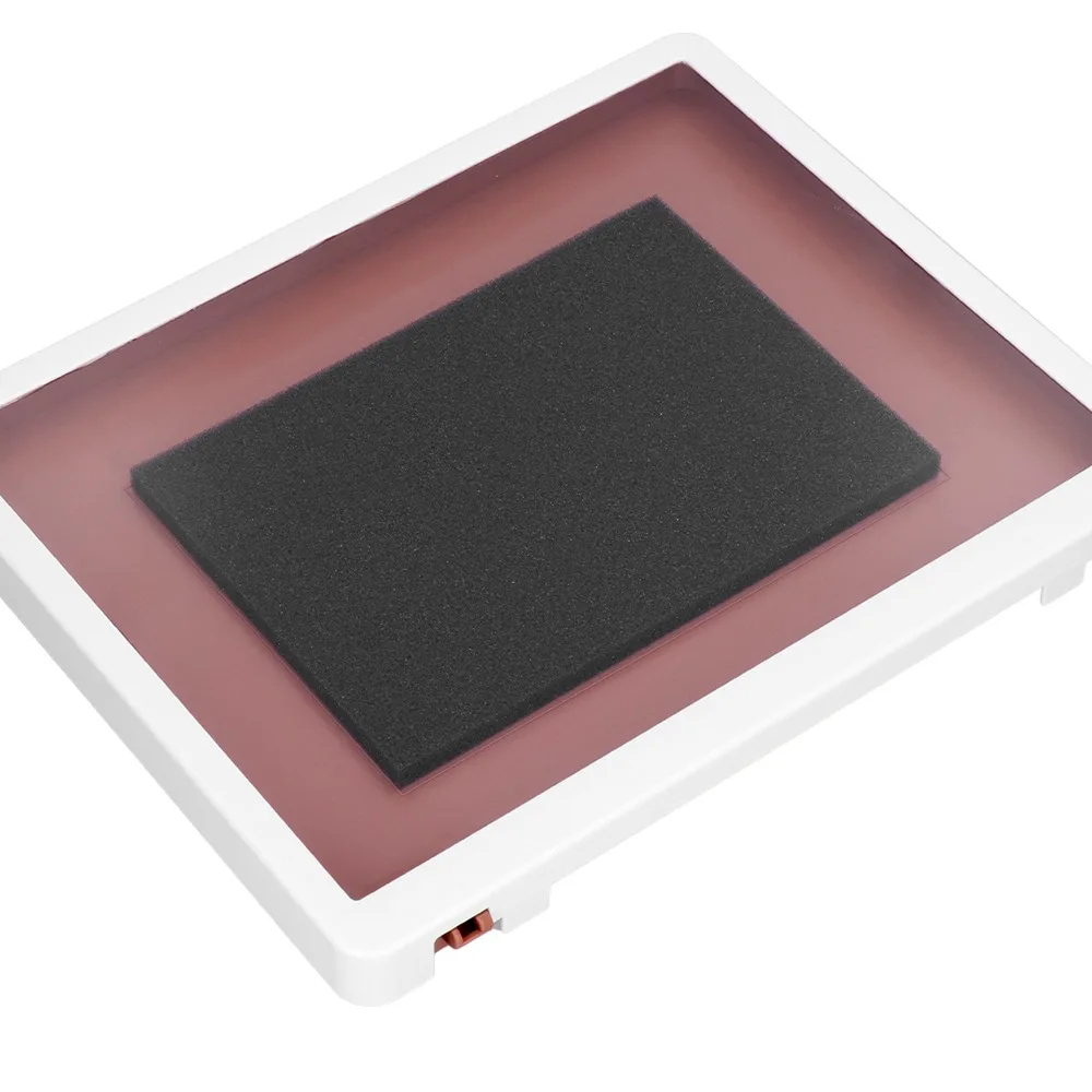 ABS + PET Bathroom Waterproof Touch Case 30*24cm White Shower Touch Screen Bracket Waterproof Tablet Protective Cover