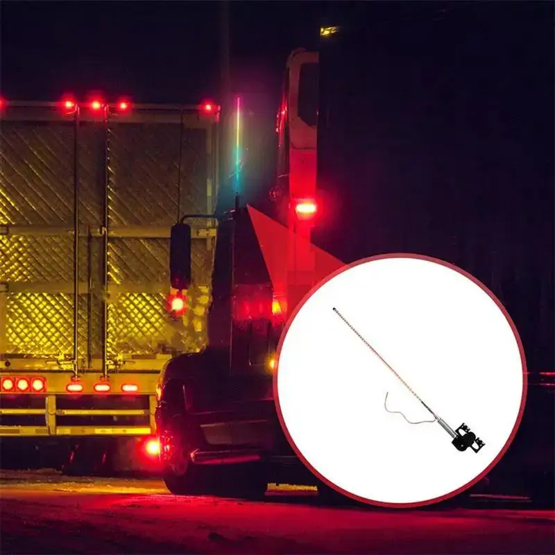 Antenna Light Auto Antenna Whip RGB LED Whips With Remote Off Road Dancing/Chasing Light For Car Decorations Supplies