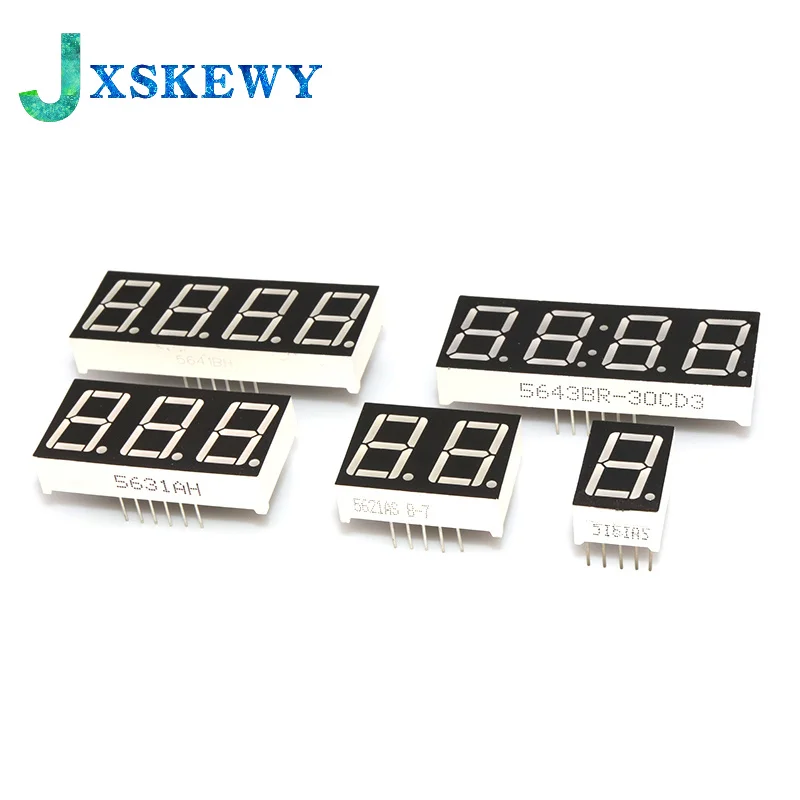 5pcs Digital tube Common Anode Common Cathode Red 1 2 3 4 Bit digital Tube 0.56 inch Red LED Display 7 segment