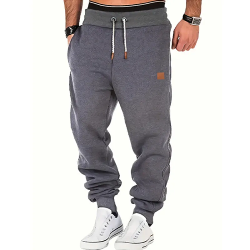Y2K Lente Mannen Effen Kleur Cargo Broek Heren Hoge Kwaliteit Casual Joggers Zwarte Sportbroek Baggy Joggingbroek Pantalones Hombre