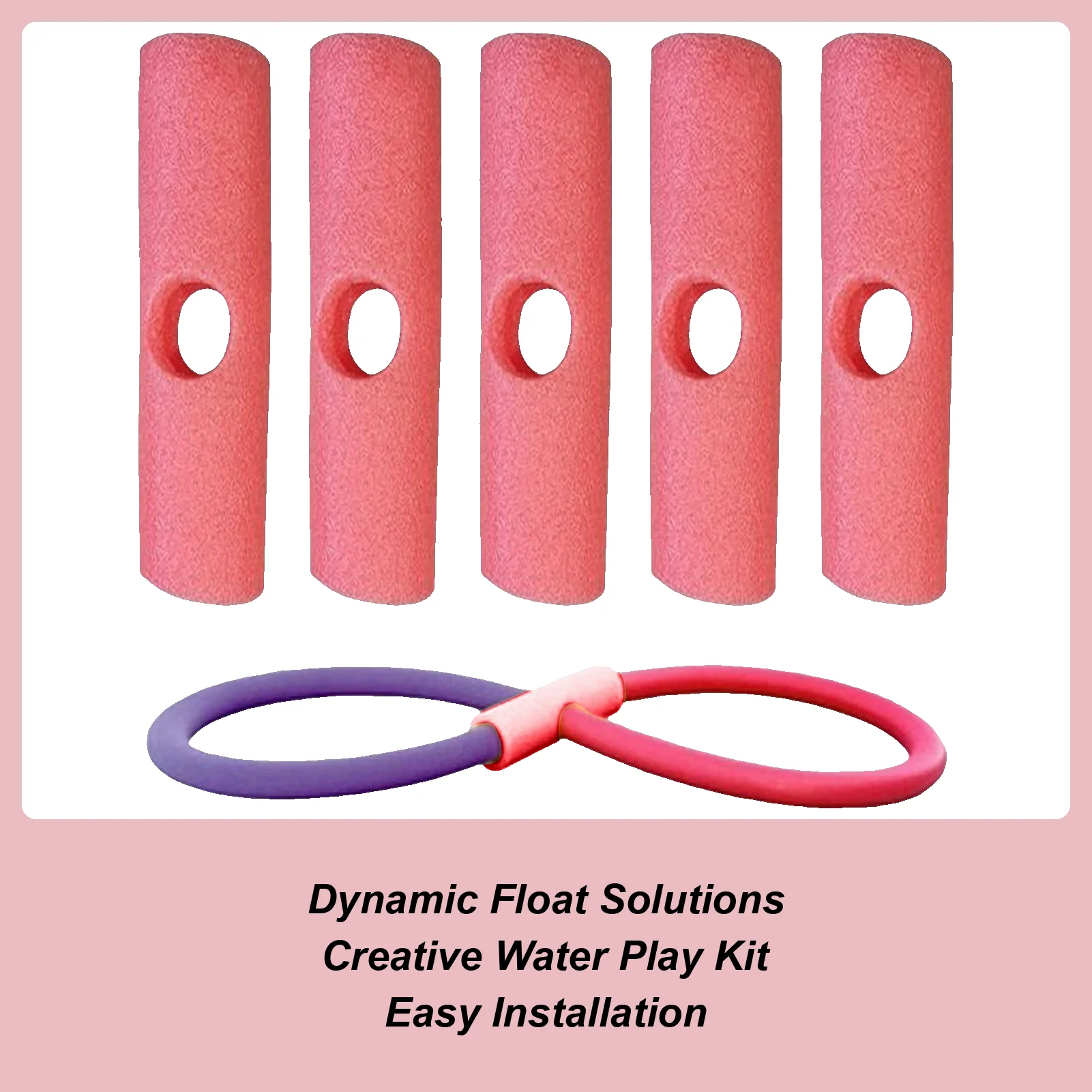 

5pcs Swimming Pool Noodles Swimming Pole For Children And Adults Swimming Foam Stick Connector Swim Attachment