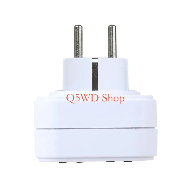 Q5WD Plugs in Power Usage Monitors Save Money Power Meter Port  Electricity Consumption Meter Electrical Device Power Meter