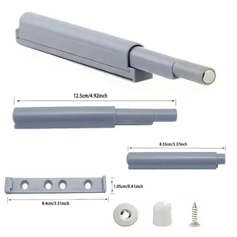 5/10/15Pcs Magnetic Push Latches for Cabinets Push to Open Cabinet Buffers Door Push Touch Latch Kitchen Doors Adjustable Catche