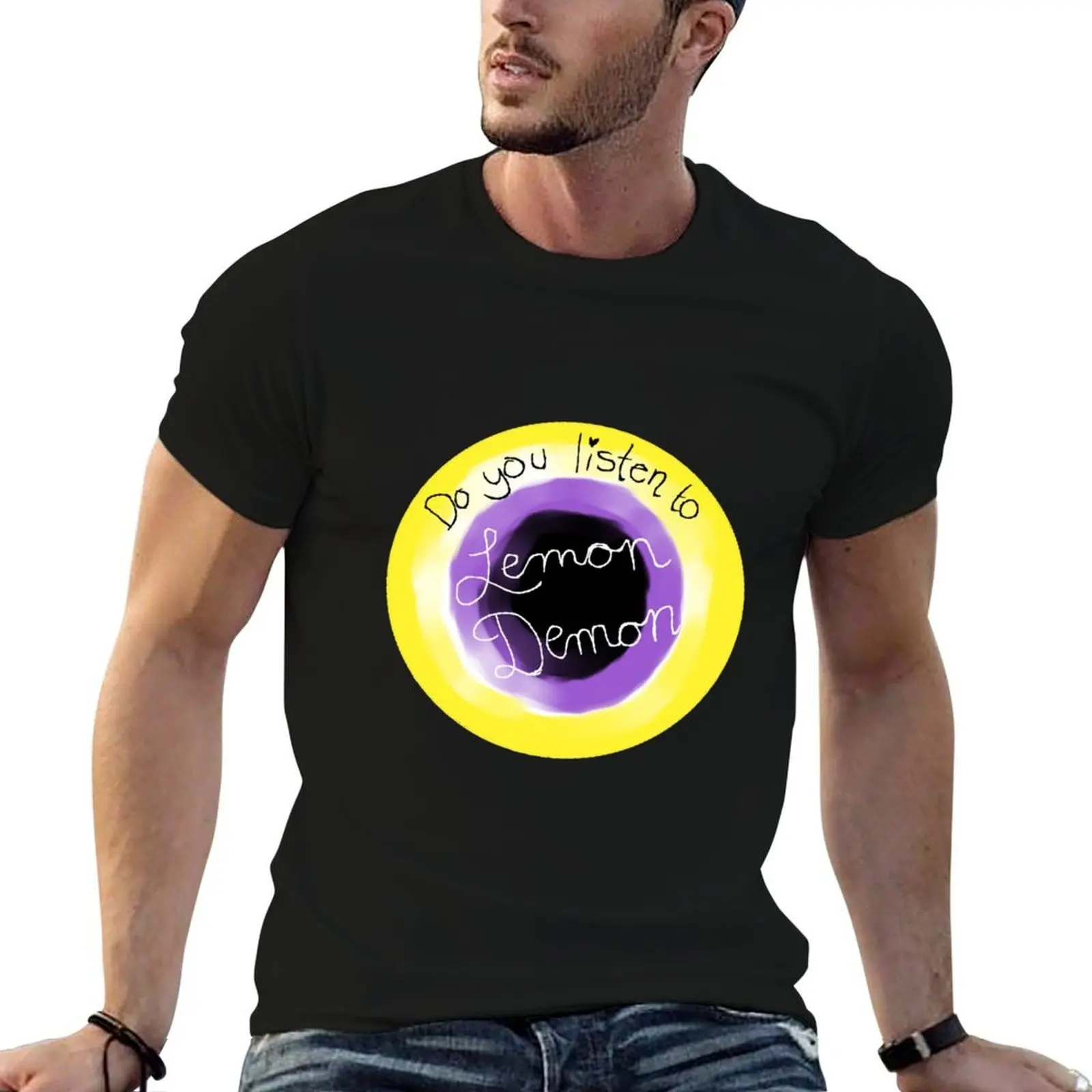 

do you listen to lemon demon T-Shirt t shirt personalised printed t shirts for man T-Shirt