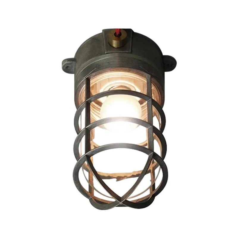 

American retro ceiling light restaurant outdoor bathroom explosion-proof waterproof ship aisle warehouse light