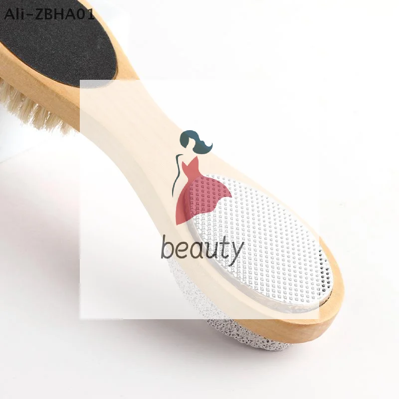 ตะไบเท้า 4-in-1 กำจัดหนังด้าน เครื่องมือดูแลเท้า ขัดผิวที่ตายแล้ว แปรงขัดหนังกำพร้า ตะไบเล็บ หินขัดเท้า 1/2 ชิ้น