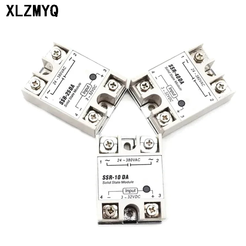 

Relays SSR-10DA SSR-25DA SSR-40DA SSR-10AA SSR-25AA SSR-40AA SSR-10DD SSR-40DD SSR 10A 25A 40A DD DA AA Solid State Relay Module