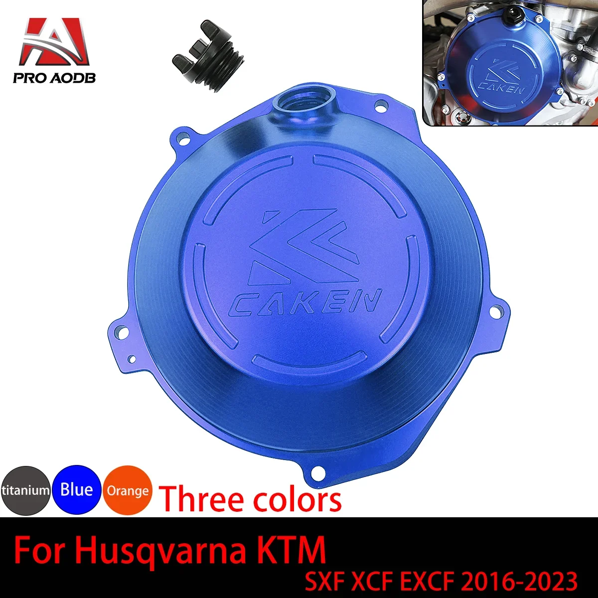 

CNC Clutch Cover Guard Protector For Husqvarna FC FE FX 2016-2022 For KTM SXF250 SXF350 XCF250 XCF350 EXCF EXC-F250 EXC-F350