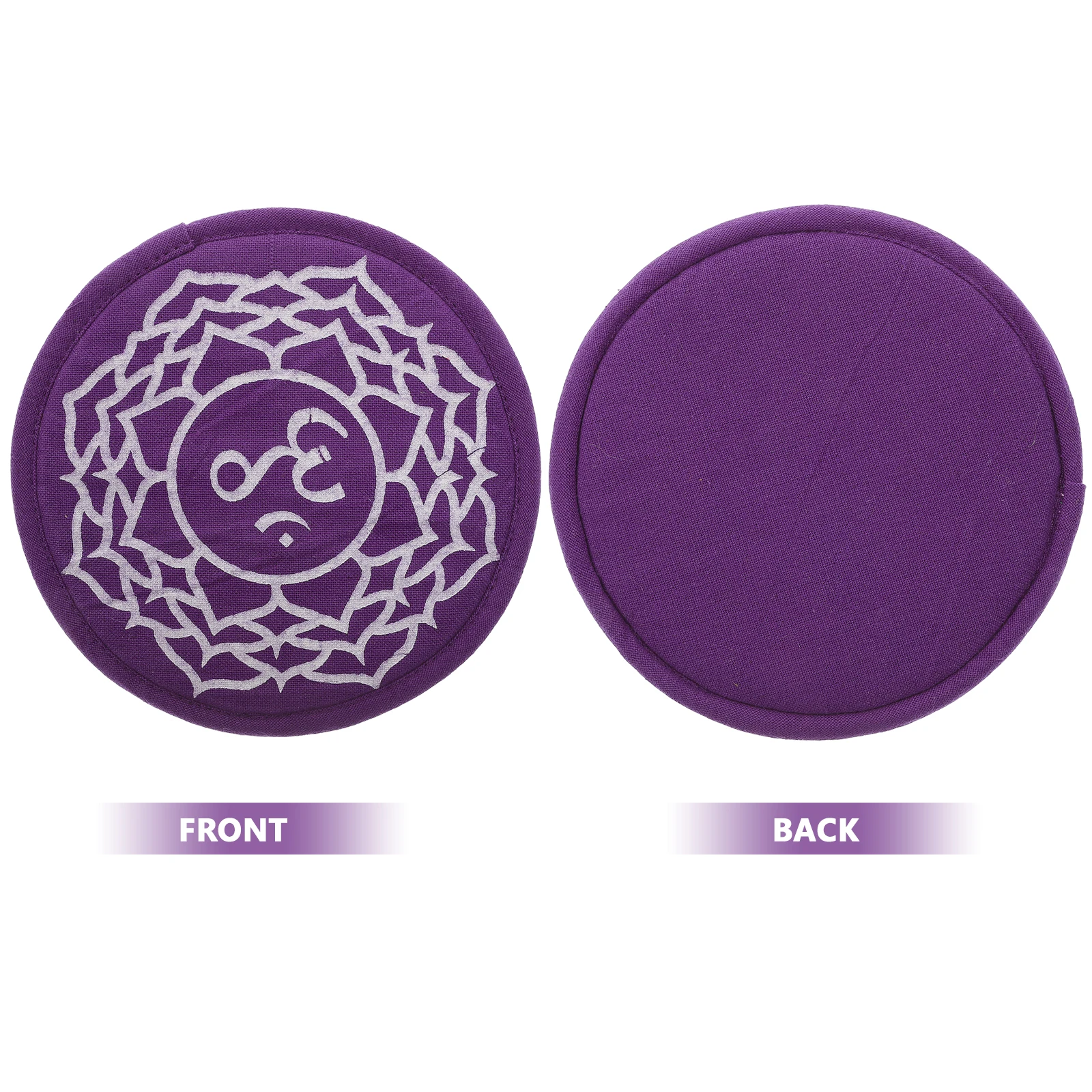 

1pc Handmade Cotton Cloth Singing Bowl Cushion Tea Pot Cushion Embroidery Mat Supplies For Meditation Music Therapy