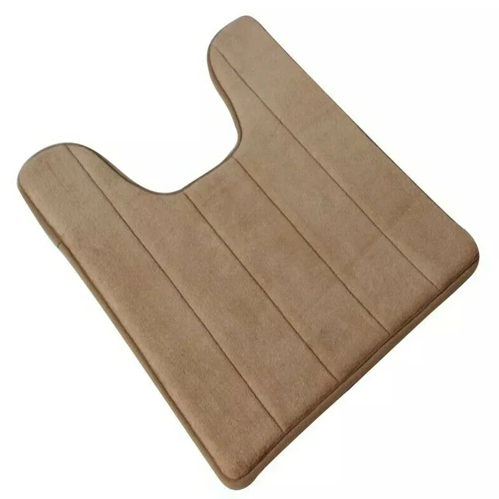 Soft Bath Mat Home Decor Washroom Floor Washable Doormat Bathtub Side Area Mats Toilet Mat Bathroom Mat Set