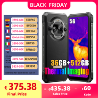 Blackview BL9000 PRO 5G Rugged Phone 6.78'' 12+24GB RAM 512GB ROM Infrared Imaging FLIR® 8800mAh Android 14 Smartphone NFC