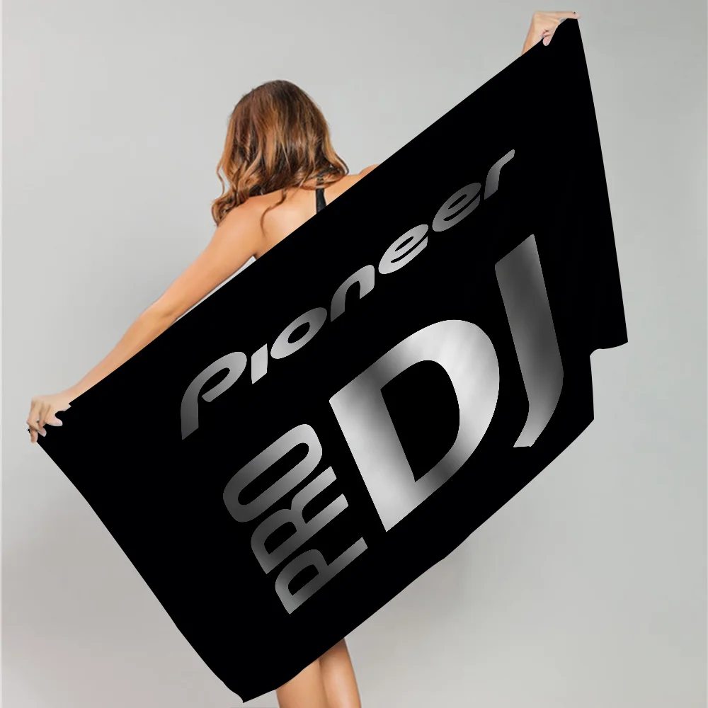 Pioneer Dj Pro Music Beach Towels Shower Towel Sauna Travel Spa Microfiber Quick Dry Gym Accessories Cute Room Decor