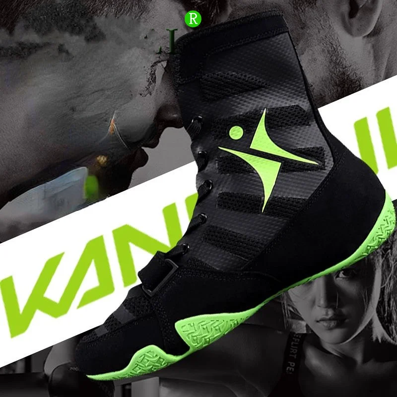 

2023 New Men Boxing Shoes Breathable Wrestling Boots Mens Competition Sports Wrestling Shoe Unisex Luxury Brand Boxing Sneakers