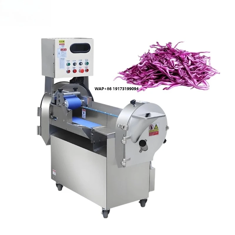 

Electric Multifunctional Commercial Vegetable Cutting Machine for Root Vegetables and Potato Chips 220V 2600W