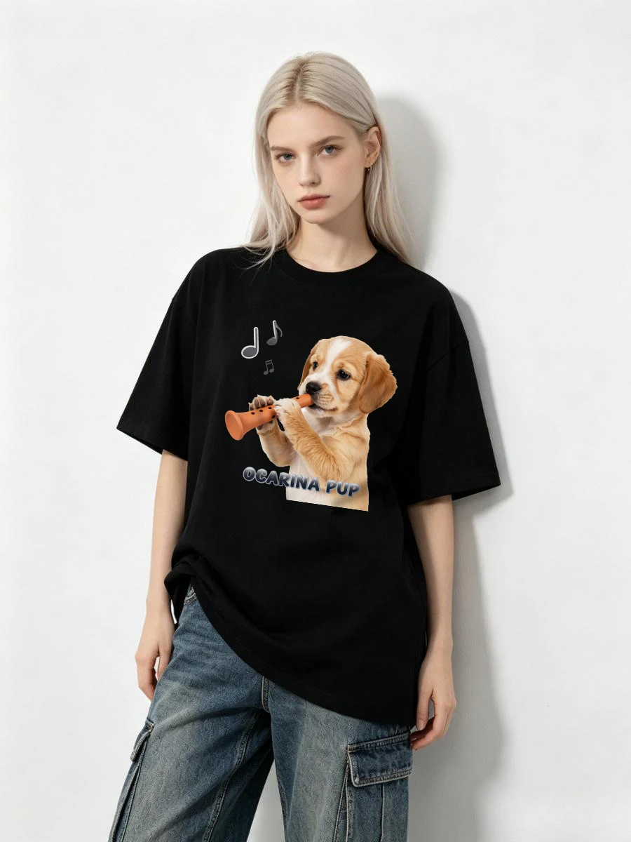T-Shirt Woman Compass Direction Travel Adventure Journey Exploration Navigate Guide Symbol Graphic Print Design Trendy Fashion