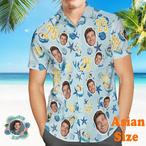 Camisas de Humor personalizadas con cara para hombres y mujeres, camisas divertidas de manga corta de Hip Hop para fiesta, blusa de moda personalizada para fiesta de cumpleaños con números