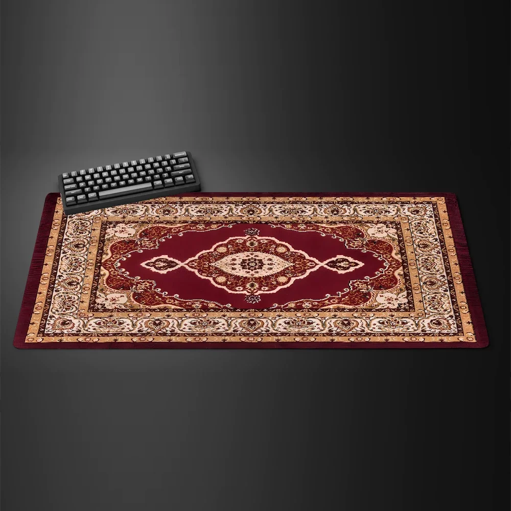 Persian Large Mouse Pad Xxl Big Office Carpet Desk Mat Gamer Rubber Rug Accessories Computer Company Table Pads 400X800 Cushions