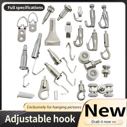 Diverse Kunst Display Tool Rvs Driehoek D-Ring Opknoping Schilderij Spiegel Fotolijst Hanger Foto Muur Haak Met Schroef