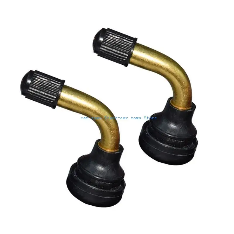 

RXJE Rubber Base Wheel Tyre Valves Stem Replacement Accessories PVR40 50 60 70 Tire Valves Stem for Scooter Tubeless Tires