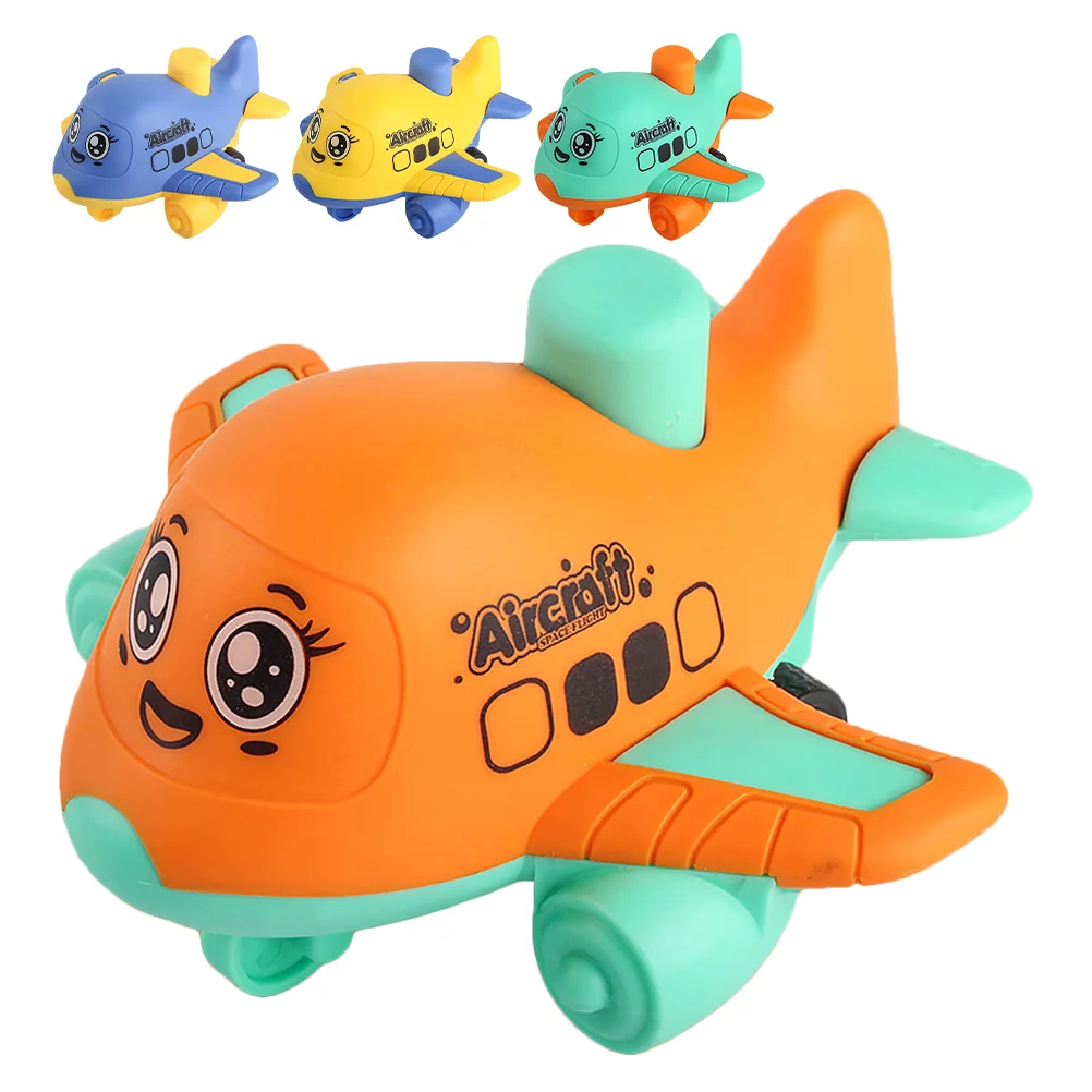 

4 Pcs Car Children's Airplane Funny Party Favors Interactive Pressing Inertia Car Cartoon