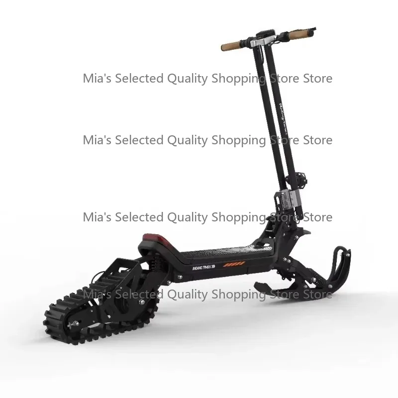 2024 Winter Off-Road Kick Electric Snow Scooter for Adults Fashionable New Arrival Sales Adult Snowmobile