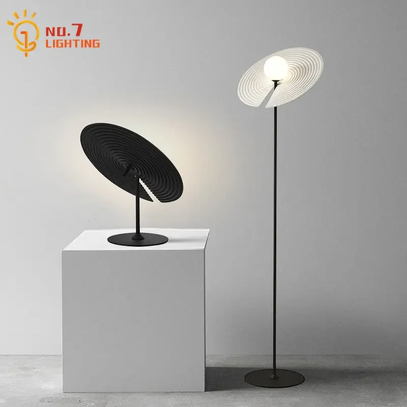 Spain Design Wabi-sabi Symphony Floor Lamp Flying Saucer Modern Light Fixtures Living/Model Room Bedroom Bedside Study Studio