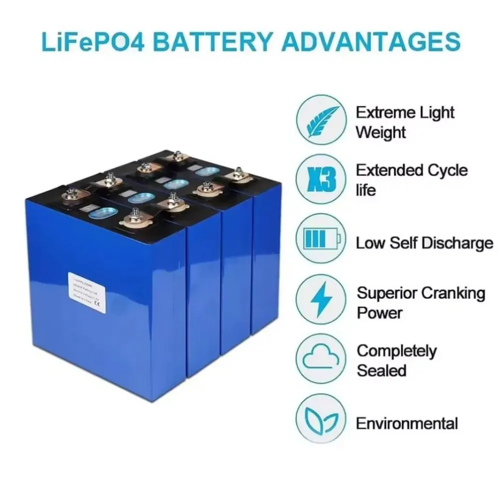 

32pcs CATL Lifepo4 302AH Grade a Prismatic Lithium Ion Batterie 300Ah 310Ah 304 320 Ah Grade a 3.2V 320Ah Lifepo4 Battery Cells