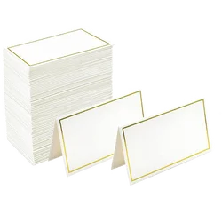 50pcs Gold foil table card wedding name guest card, seat name card