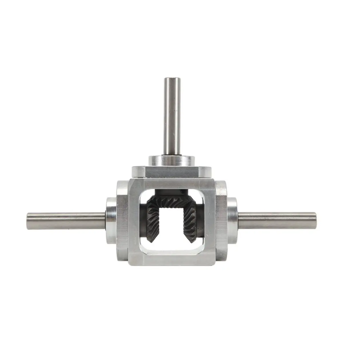 HGHO Gear-Box 90 Degree Right Angle Bevel- 1:1 Reversing Double Output Shaft 1 Module 20 Teeth Bevel Gear
