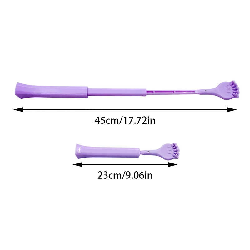 Three Sections Handle Telescopic Back Scratcher Scratch Massager For Itch Massager Body Grab Relax Scraper Old Man Happy