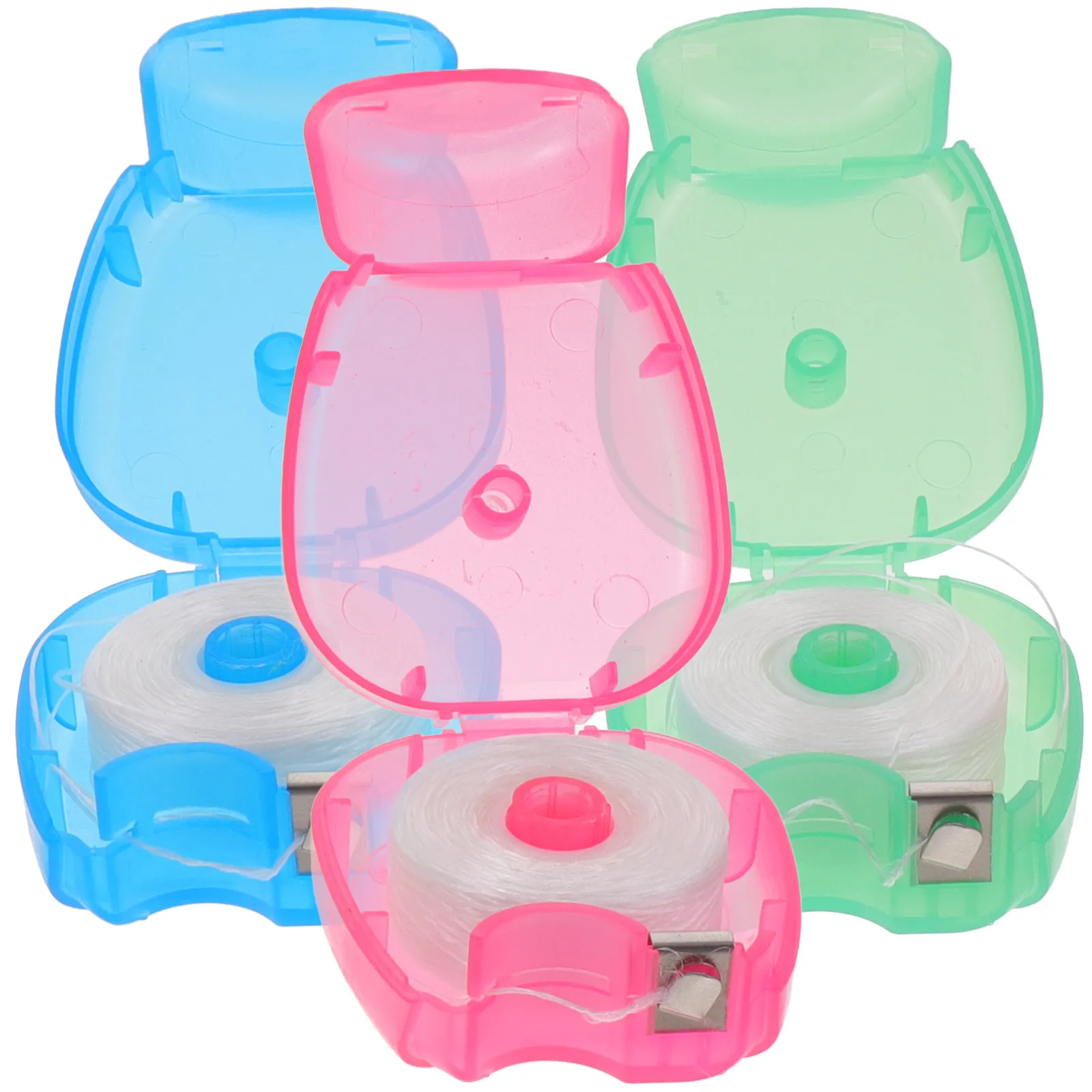 3Pcs Portable Dental Floss Picks for Teeth Cleaning Travel Home High Strength Convenient Oral Care Floss Holder Dispenser