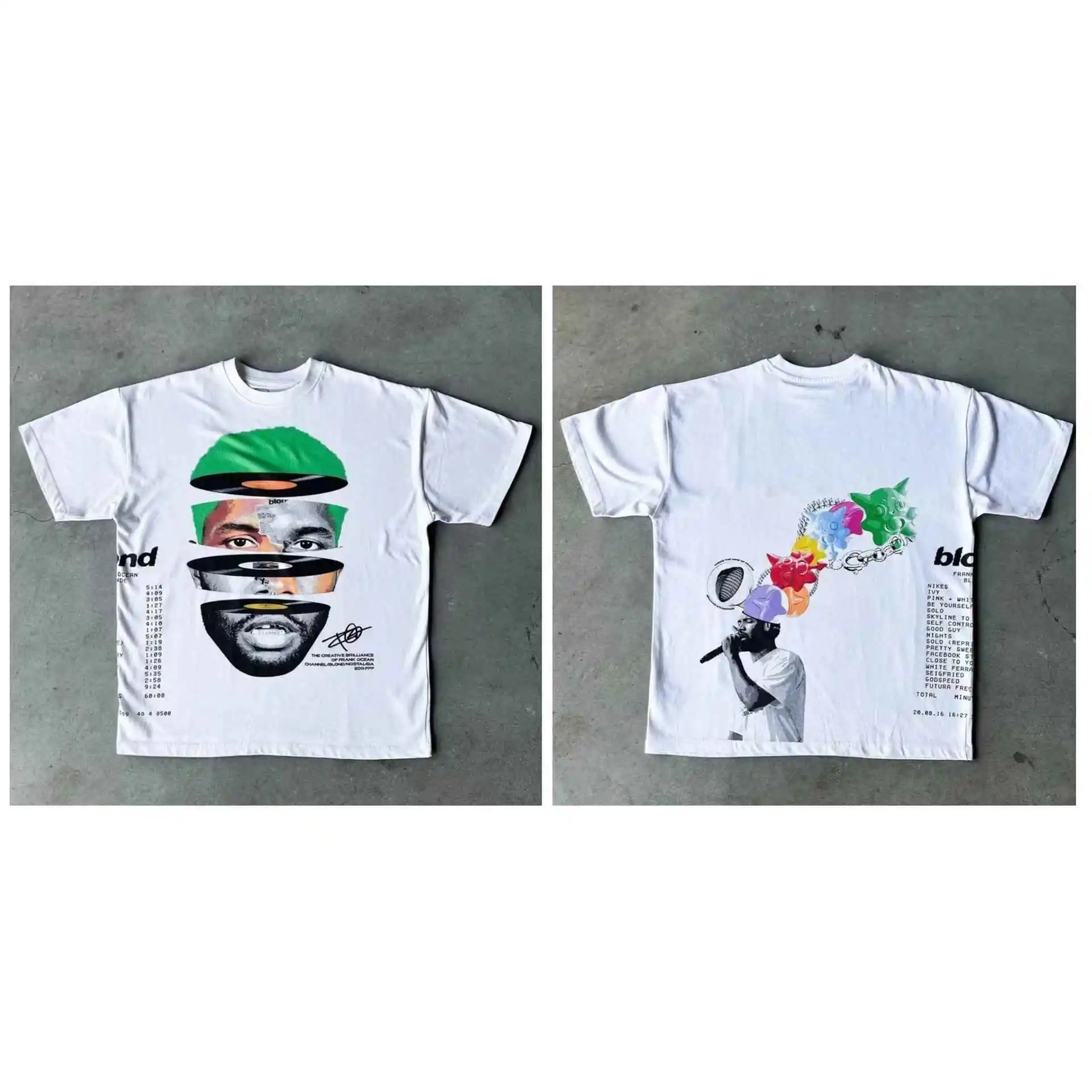 

2025 Summer Hot Selling Men's Harajuku Musical Instrument Printed T-shirt Made of Pure Cotton, High Quality Street Retro, Unisex