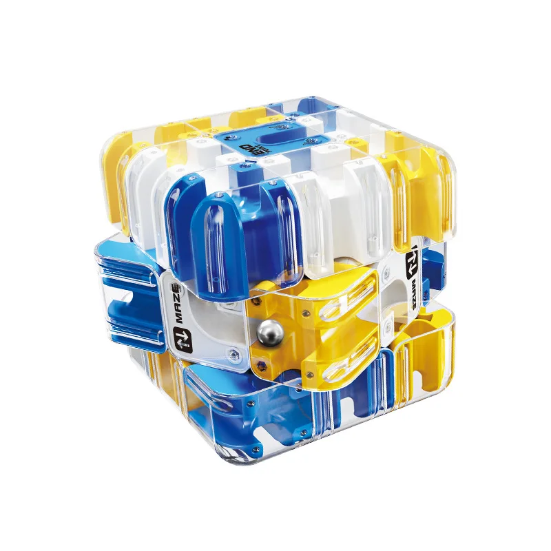 ของเล่นมอนเตสซอรี่ 3D เขาวงกตเมจิกคิวบ์การคิดเชิงตรรกะของเล่นเพื่อการศึกษาปริศนาการฝึกอบรมการเรียนรู้สมองของเล่นเพื่อการศึกษาสำหรับเด็ก