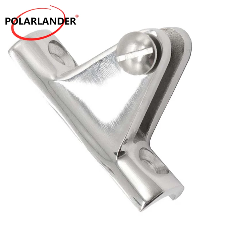 

1 шт. бимини-топ из нержавеющей стали 316, 90 ° петля для палубы для штифта Полированная отделка поверхности Для трубки диаметром 1 дюйм (25 мм).