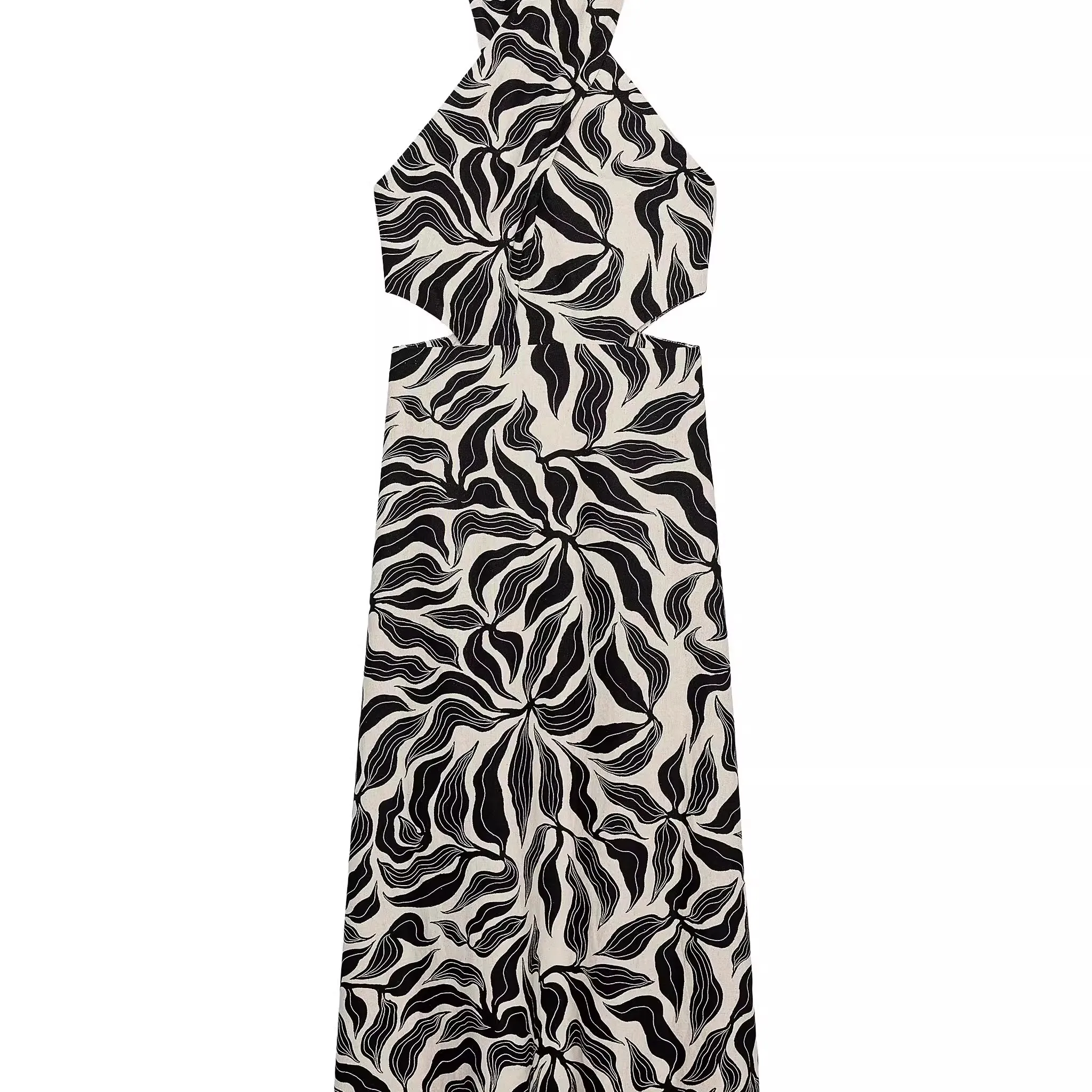 

Новое летнее платье миди Dr Hanging Neline из полиэфирного волокна с высокой талией юбка трапециевидной формы для поездок на работу Sle Ciwalk юбка-торт