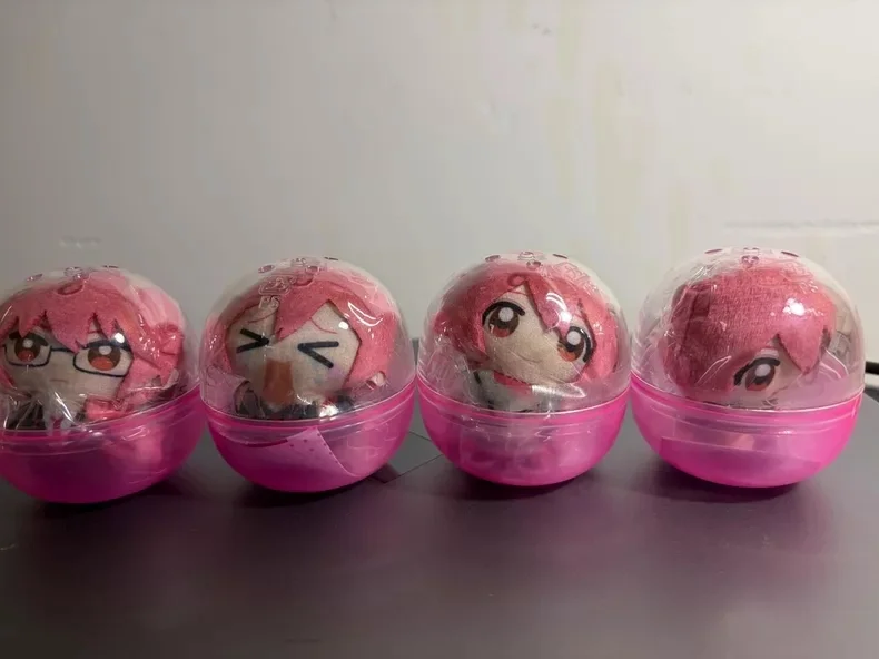 

In Stock Fukuya Kasane Teto Fluffy Collectible Kawaii Anime Soft Dolls Toys Changeable Outfit Bag Hanging Decoration Gifts