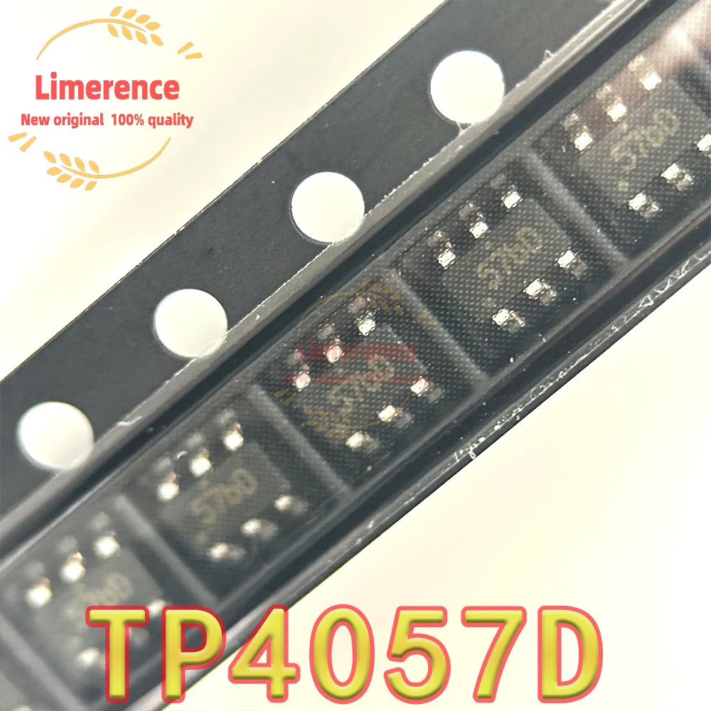 50PCS TP4054 TP4055 TP4058 TP4065 TP4057 TP4059 SOT23 Lithium Battery Charger Management IC