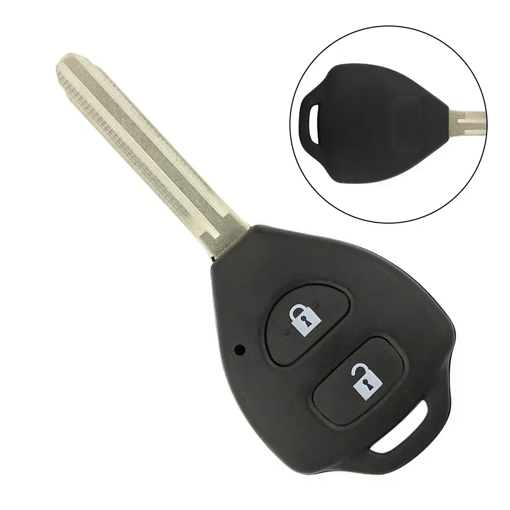 Car Key Shell Remote Car Key Shell Black Car Accessories ABS Easy Installation Elegant Design Exquisite Good Effect