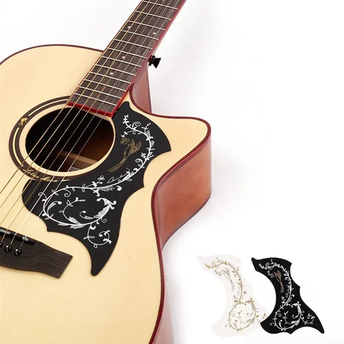 Imagen 2 del producto Pegatinas autoadhesivas para guitarra de 40/41 "", pegatinas para el cuerpo de guitarra acústica folclórica profesional en forma de pájaro, accesorios, placa rascadora