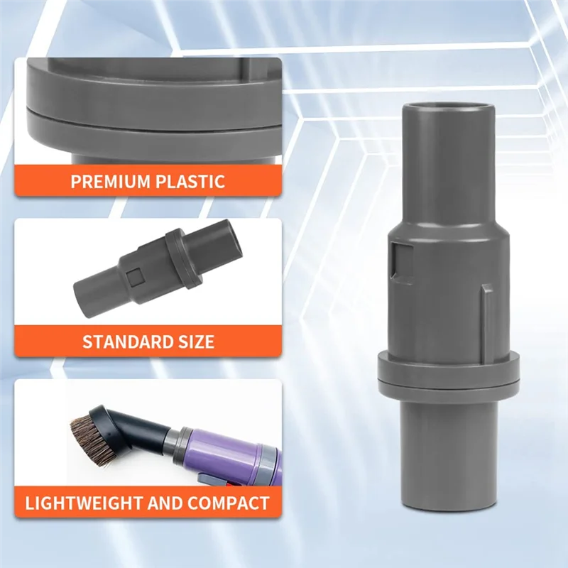 A05G-32Mm Vacuum Attachments Hose Adapter With Horse Hair Brush Replacement Parts Accessories For Shark NV350,NV360,NV440