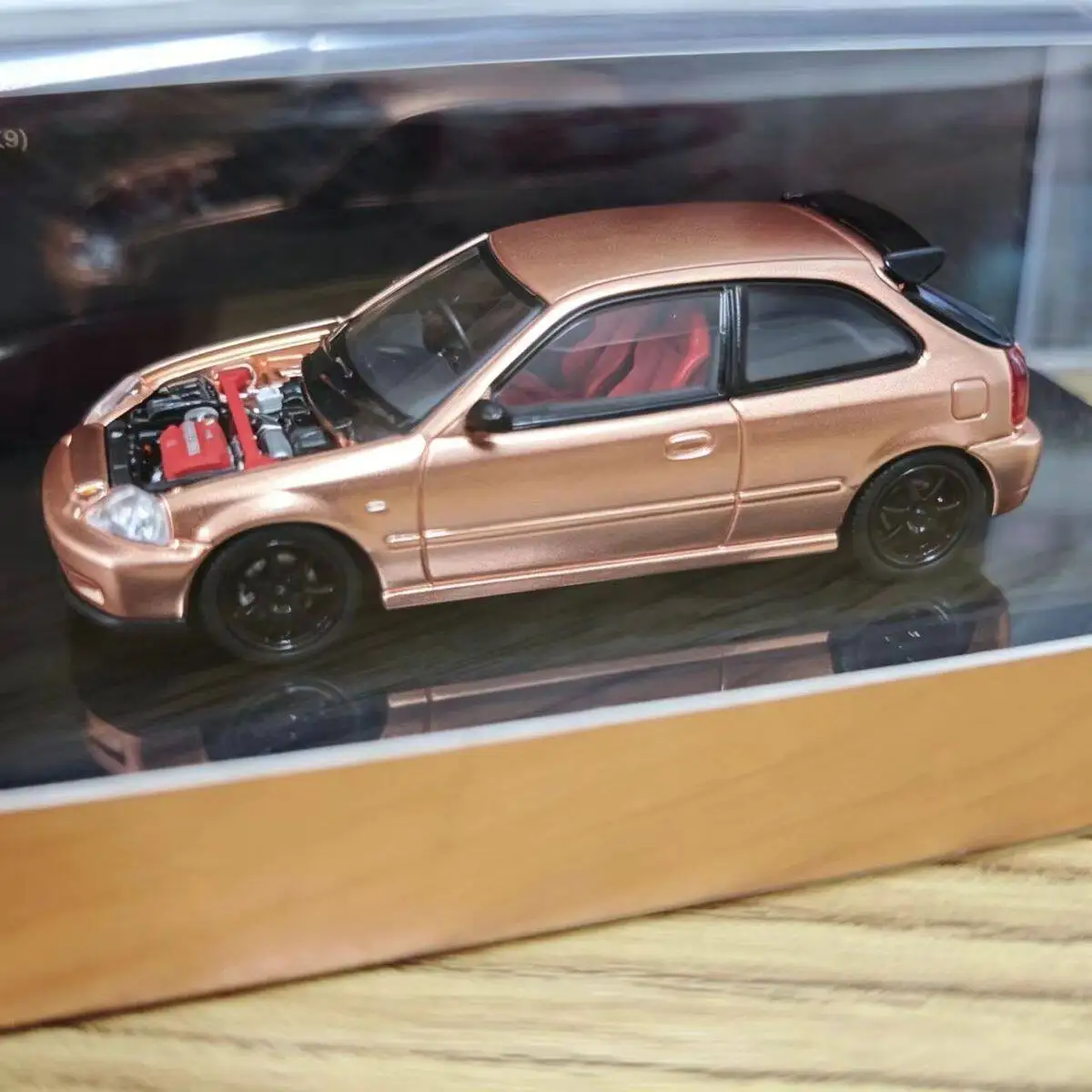 Diecast MH 1:64 Scale Honda Civic EK9 FD2 FL5 Hong Kong Alloy Car Model