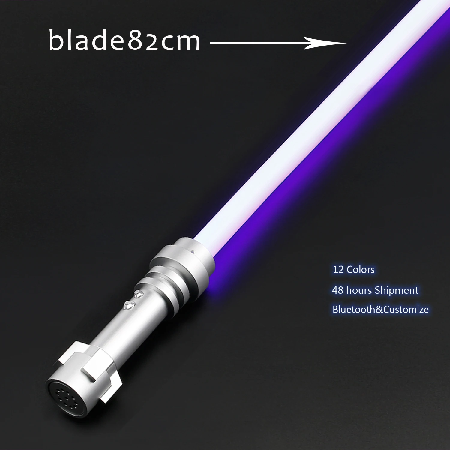 TXQSABER Mini Brick Heavy Dueling Neo Pixel Lightsaber RGB Smooth Swing Metal Hilt Light Saber with Led Blade Jedi Laser Sword