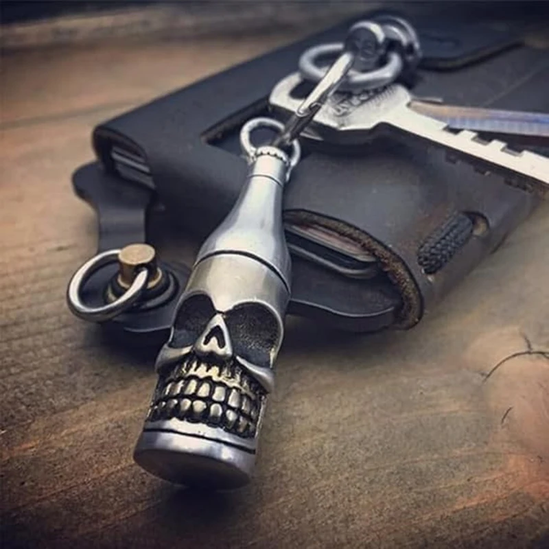 Alloy Shark Rocket Warhead Bone Keychain Car Keychain Bag Accessories Interesting Decorations