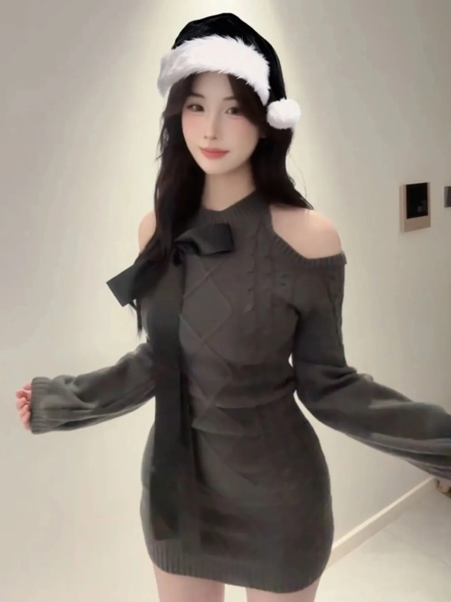 Sisters Sle Uitgeholde oulder Knoopomslag rond middentaille Dr Dames Faionable Body een lente nieuwe collectie