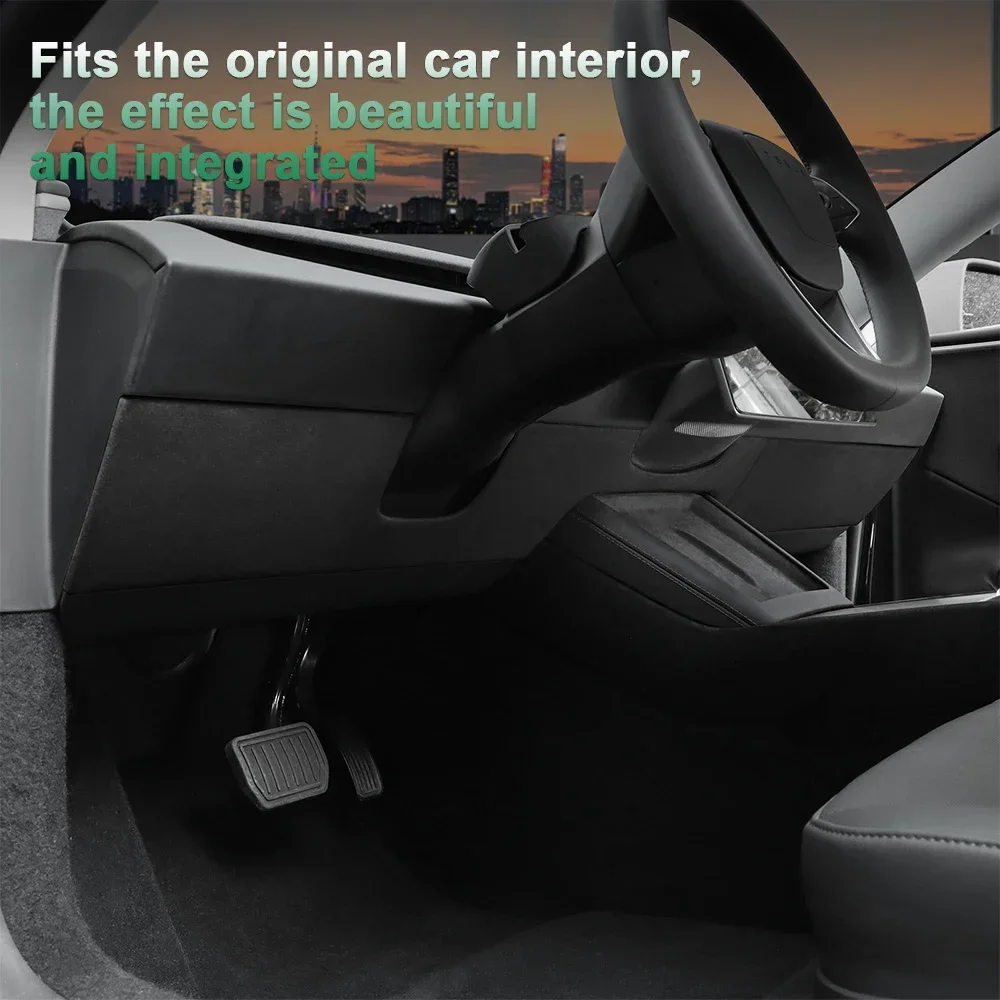 Italian Top Suede Instrument Panel Trim Protective Sticker for Tesla Model 3 Highland 2024 2025 2026-Up Accessories