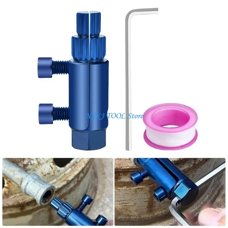 

L8RC Reliable Faucet Valves Extraction Tool Set Broken Wire Removers Produced for DIY Enthusiasts and Professional Plumbers
